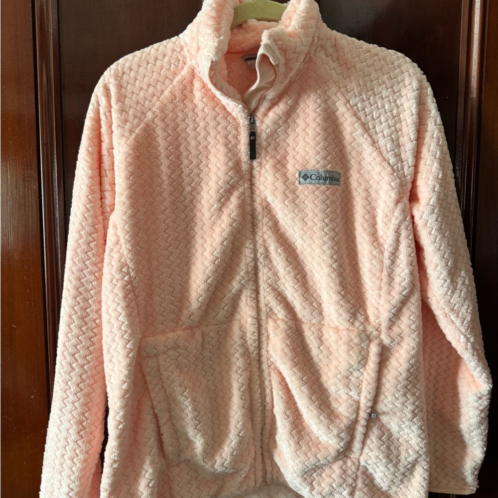 Columbia Soft Peach Fleece Jacket
